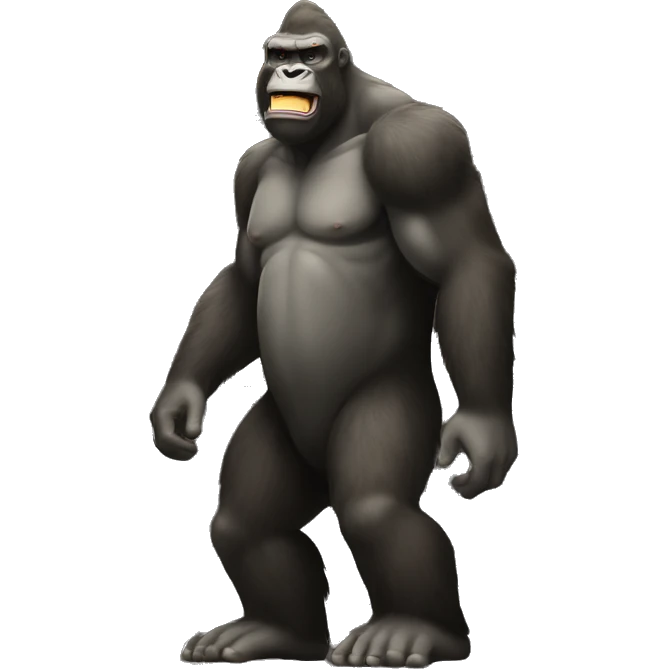 king kong standing up emoji