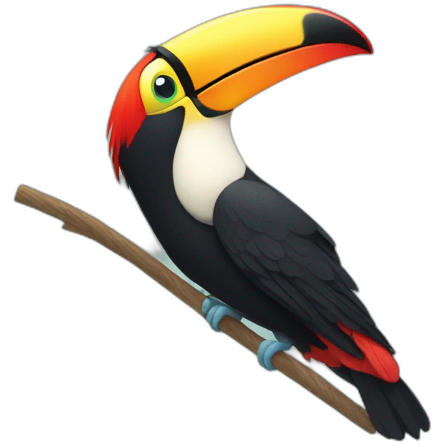 toucan  sleepy emoji