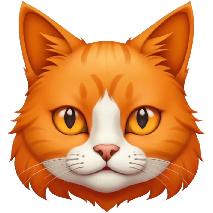 A cat with a sharp jawline  emoji