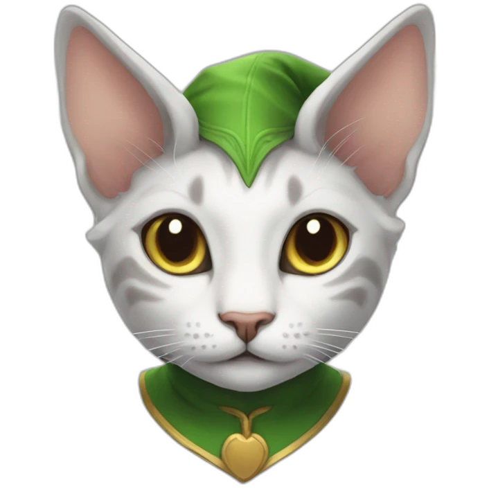 Elf cat emoji
