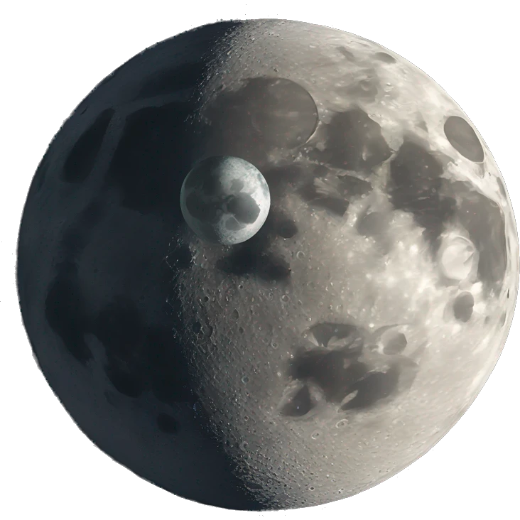 Moon in earth’s roche limit emoji