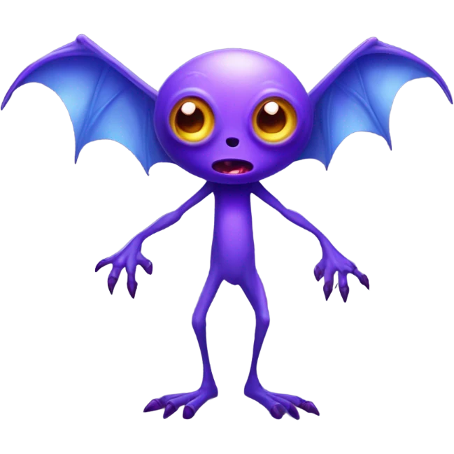Purple people eater  emoji