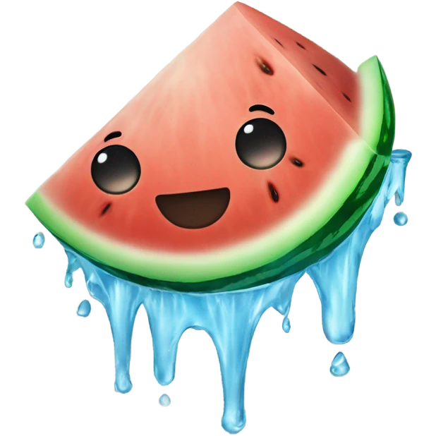 Water melon ice emoji