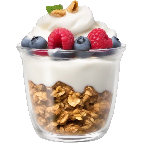 yogurt granola parfait emoji