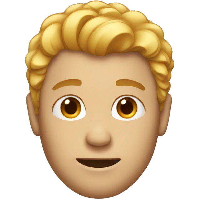 Man with hair emoji