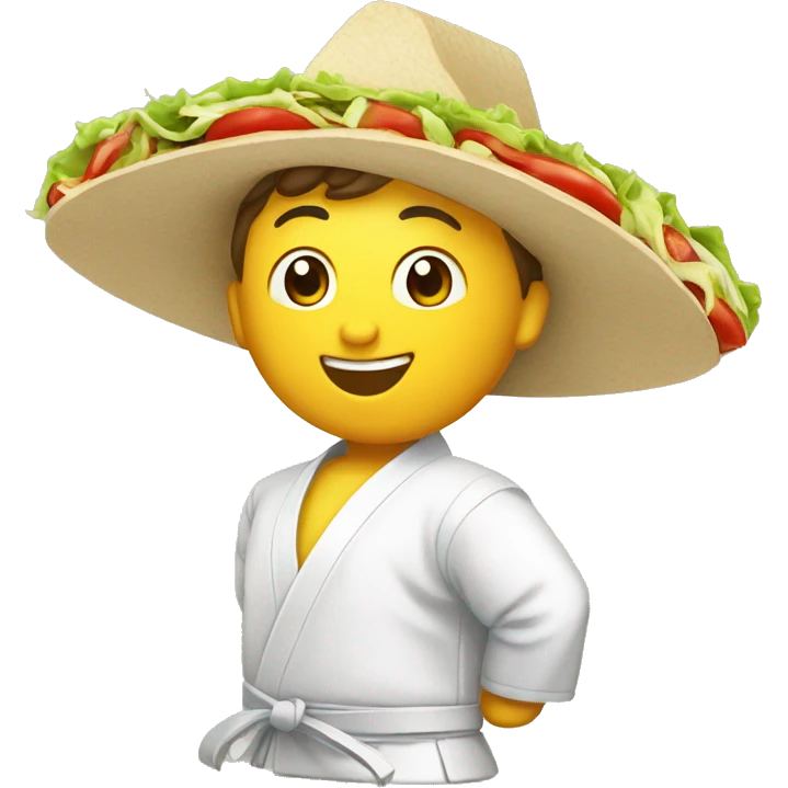 Tacos faire du Judo emoji