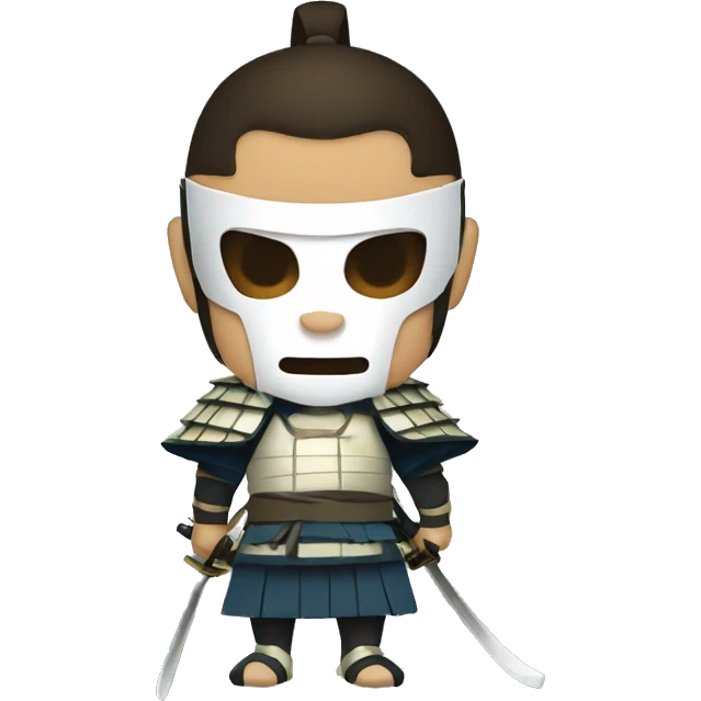 Samurai wearing mask emoji
