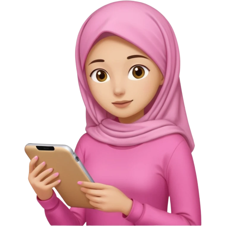 کار های روزانه زنانه صورتی بدون حجاب  emoji