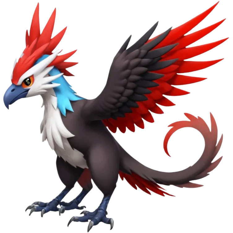 Trico-Gryphon-Braviary-Yveltal-Darkrai-Latias-Nargacuga-Silvally-fusion-creature (full body) emoji