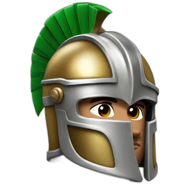 Paul Mescal hot man wearing a gladiator helmet emoji