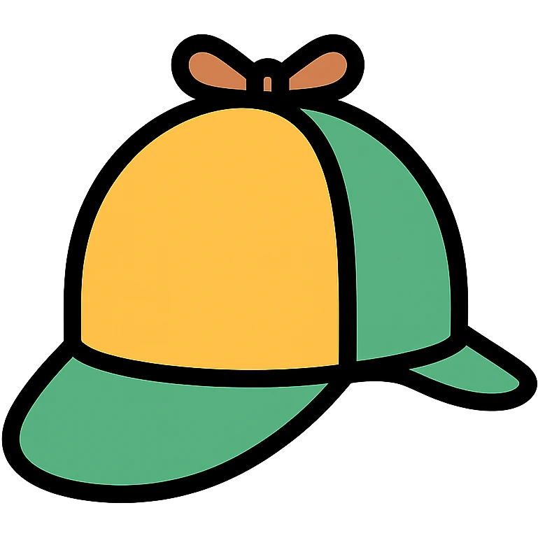 sherlock's hat emoji