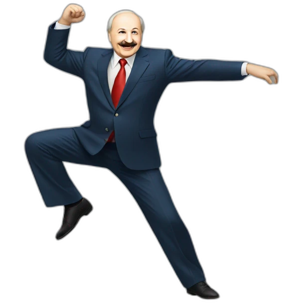 Lukashenko dancing in russia emoji
