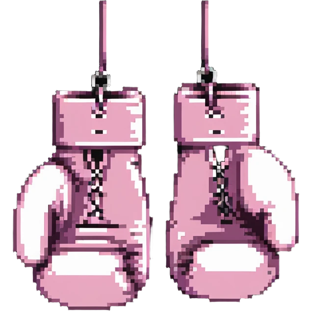 light pink boxing gloves emoji