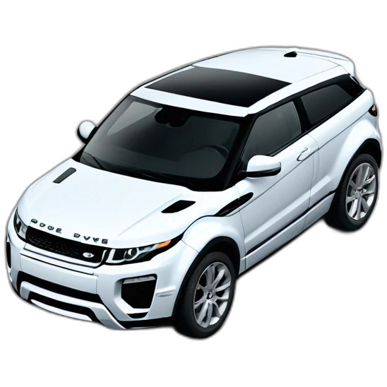 Range rover Evoque red emoji