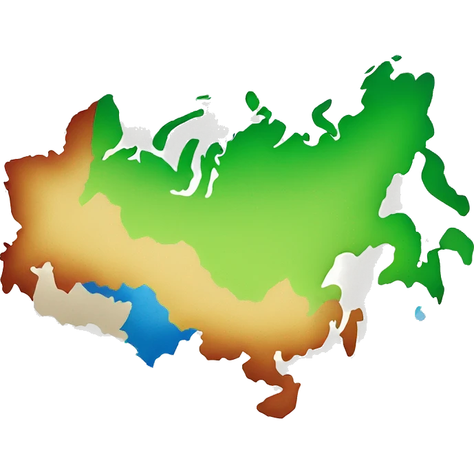 Map of russia emoji