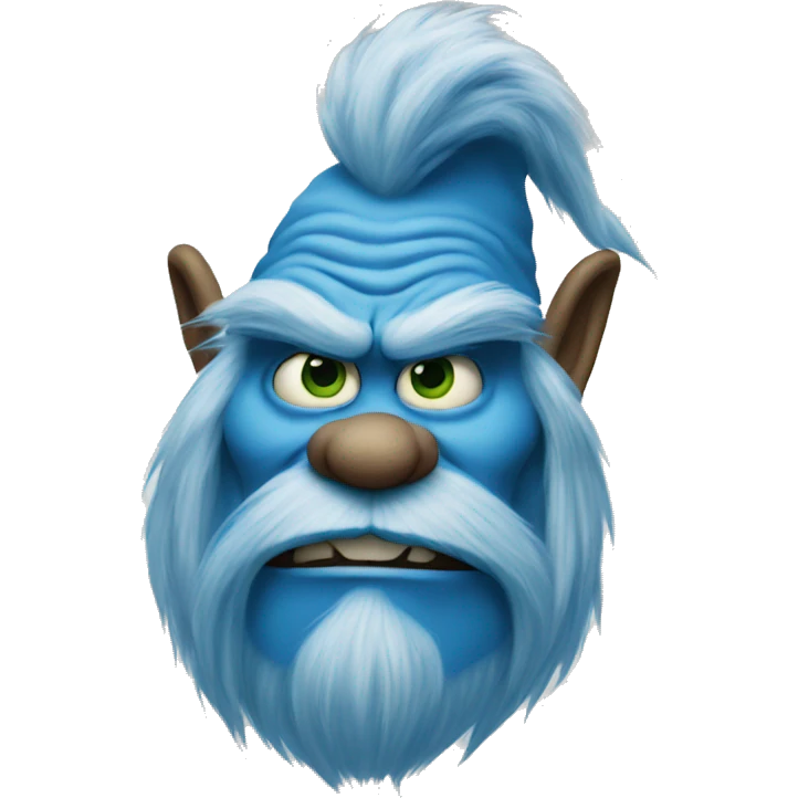 blue grinch emoji