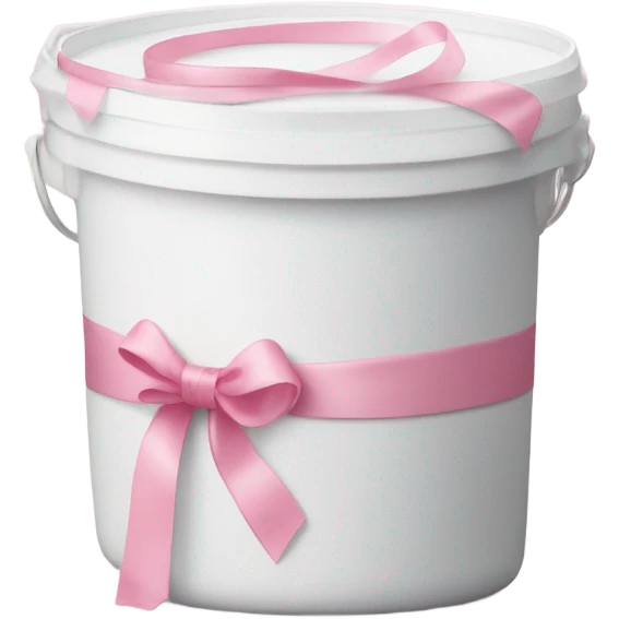 white milk and pink ribbon emoji