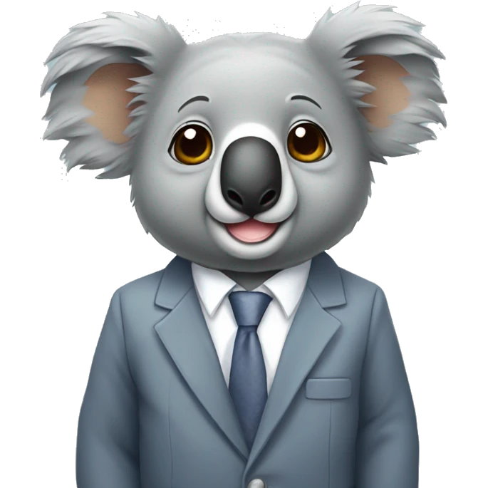Koala im Anzug  emoji