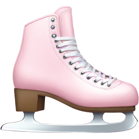 pastel pink ice skates emoji