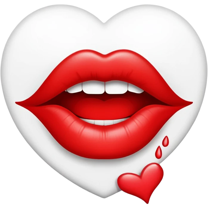 xoxo lip print emoji