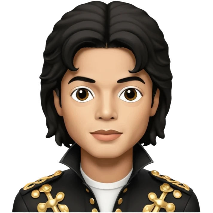 michael jackson with micro emoji