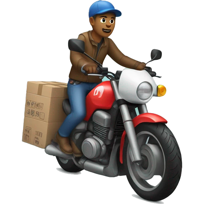 Moto delivery emoji