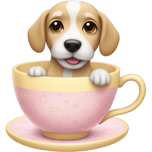 Dog in Teacup  emoji