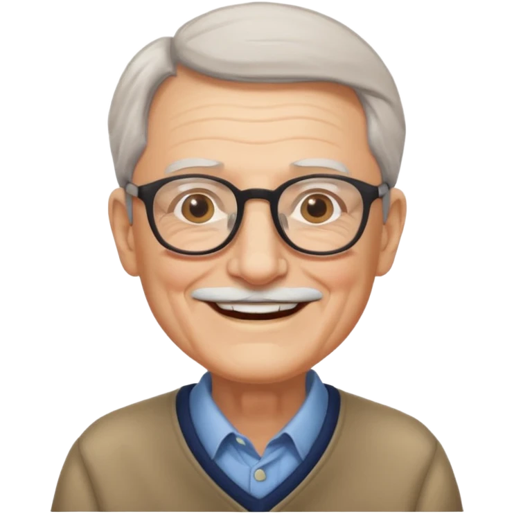 AVÔ usandi oculos emoji