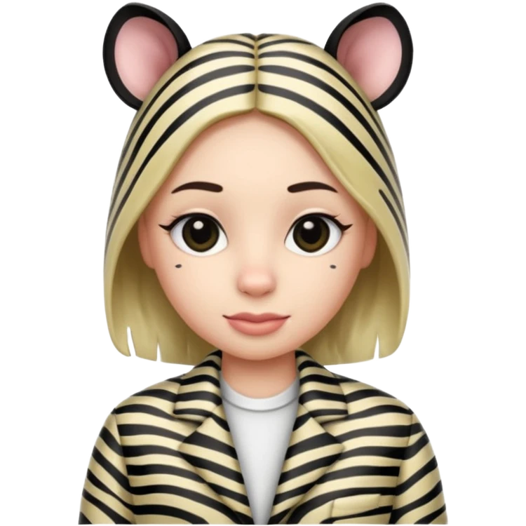 zebra Patterned Clothes  emoji