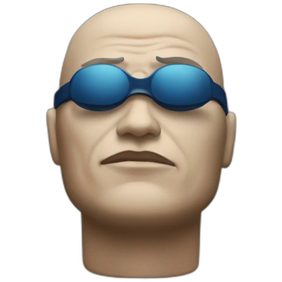 morpheus showing red and blue pill emoji