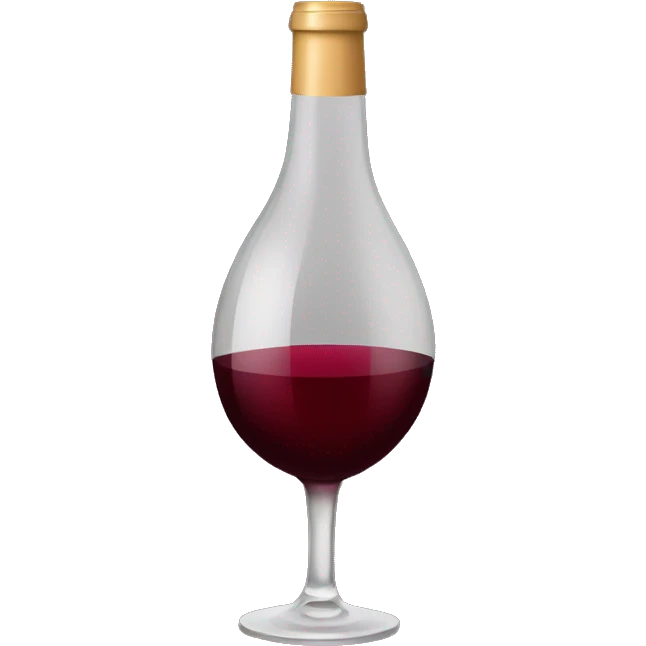 Red wine emoji