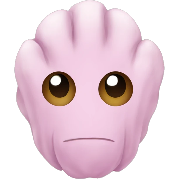 Light pink taro emoji