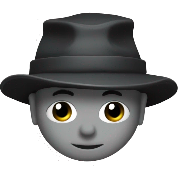 Squalo con cappello a cilindro emoji