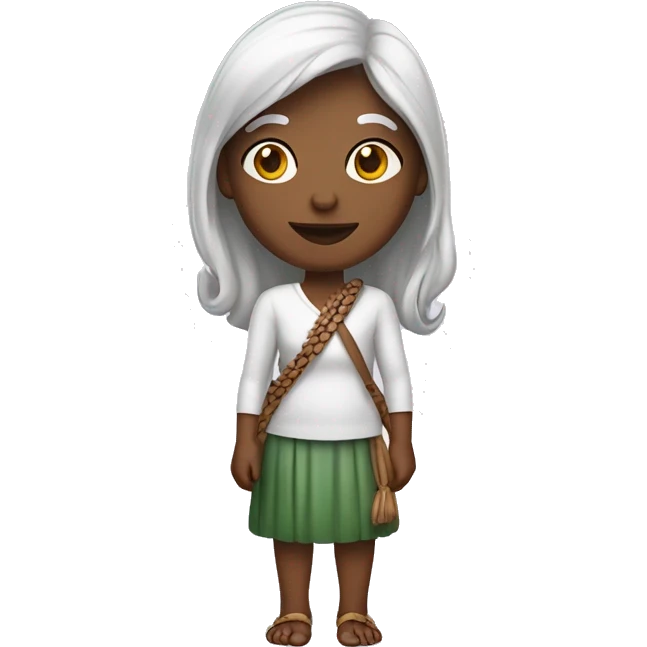 mulher branca loira com malas de mão emoji