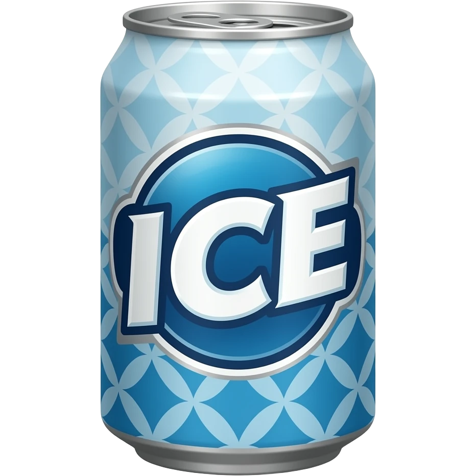 Natural Ice brand beer can emoji