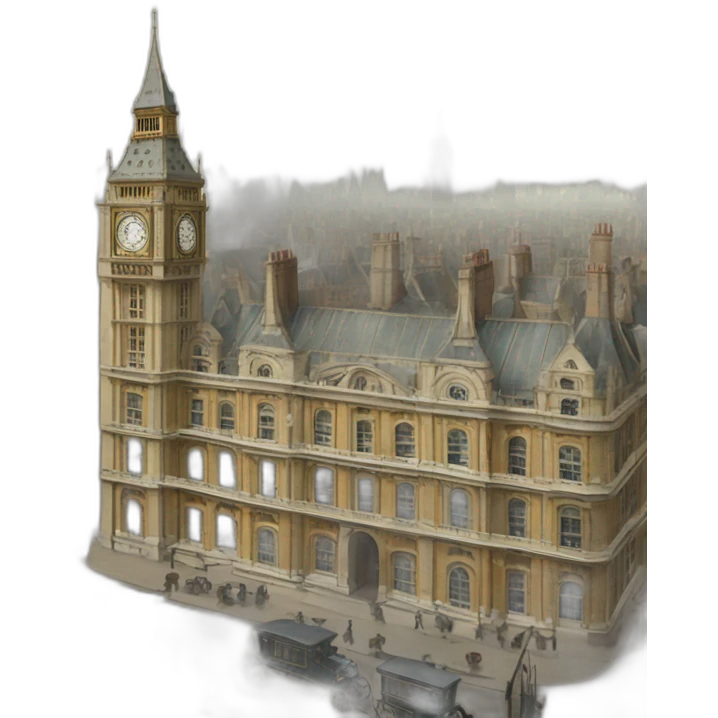 Victorian era london city emoji