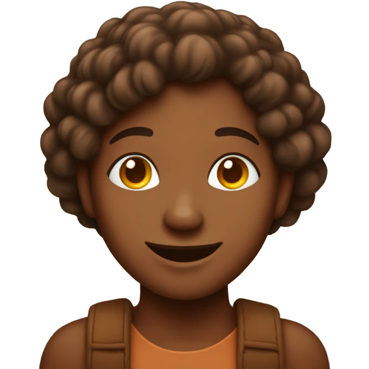 Love with love brown skin emoji