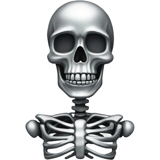Chrome skeleton  emoji