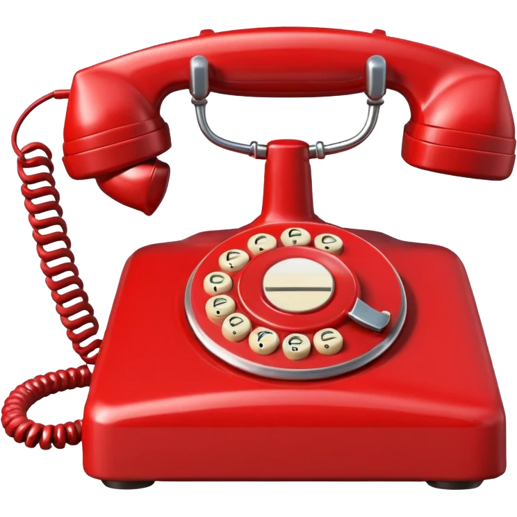 red telephone emoji