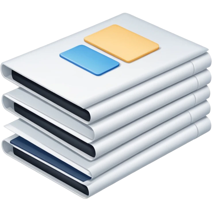 three document files arranged in a stack emoji
