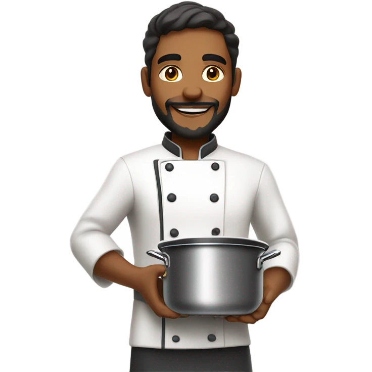 Cooked 🧔🏾‍♂️🥘 emoji
