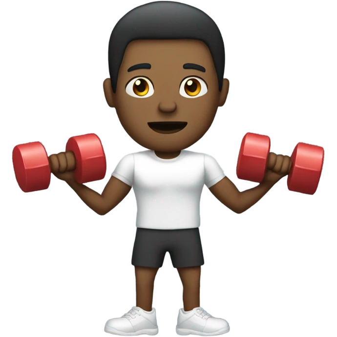 Man with dumbell emoji