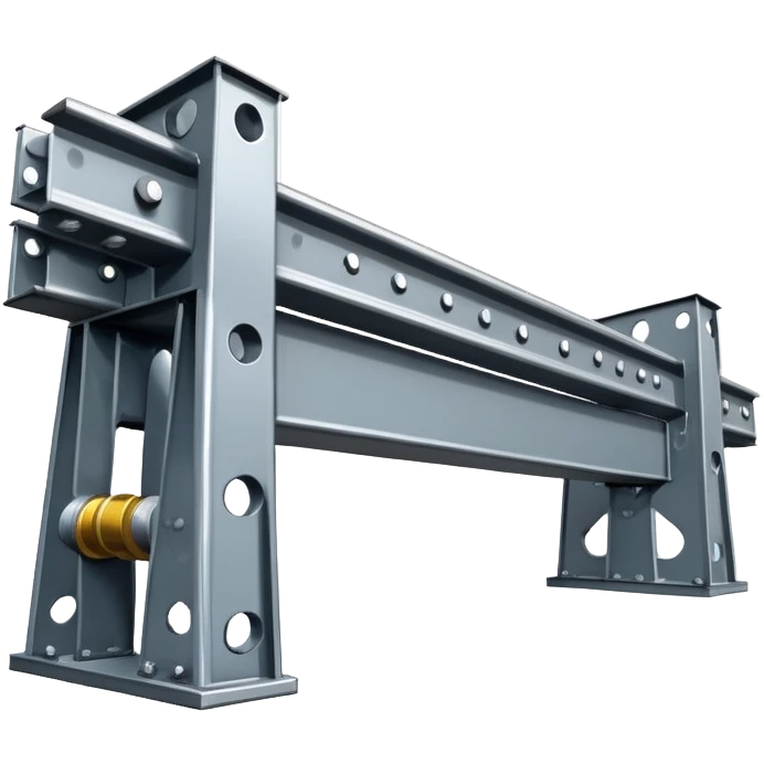H-beam steel girder with bolts emoji