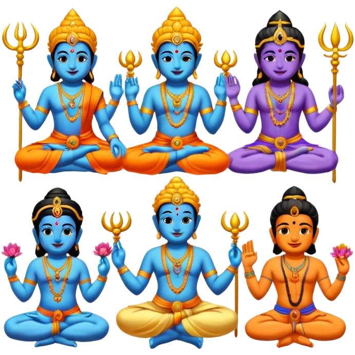 Gods of Hinduism emoji