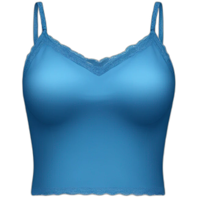 blue camisole emoji