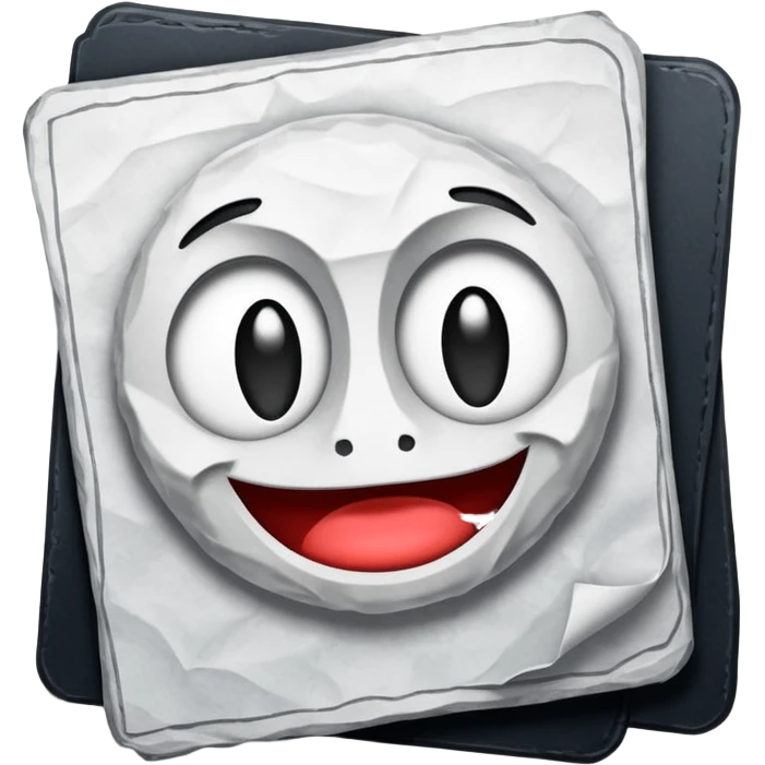 mac os mixed papers skeuomorphicink emoji