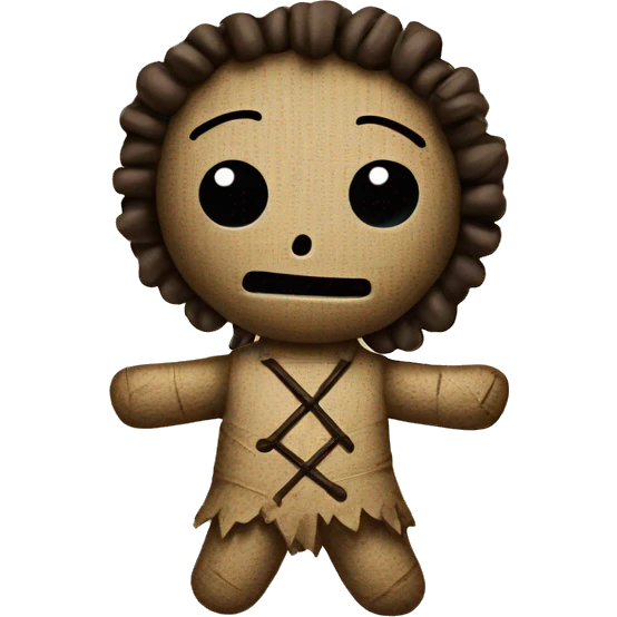 Voodoo doll emoji