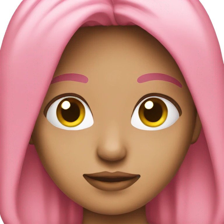 Pink emoji