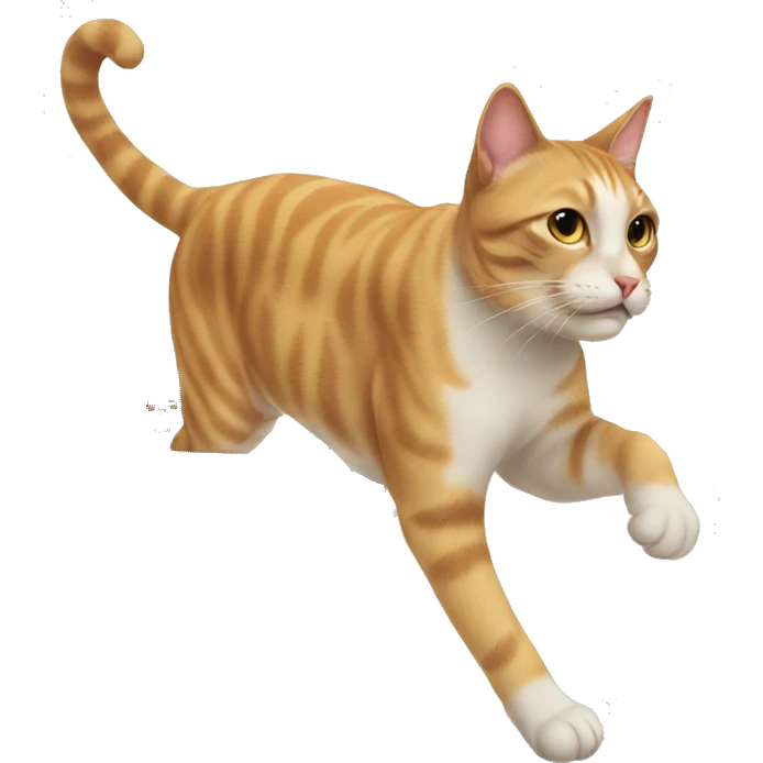 cat walking on treadmill emoji