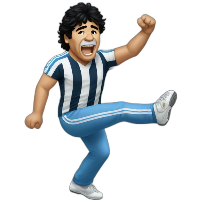 Maradona bailando emoji